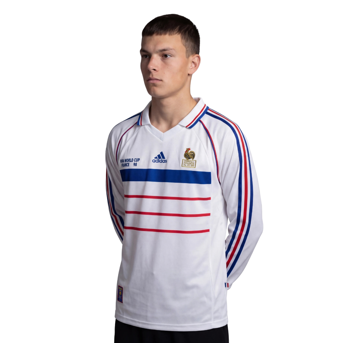 Maillot France Extérieur Manches Longues Rétro 98