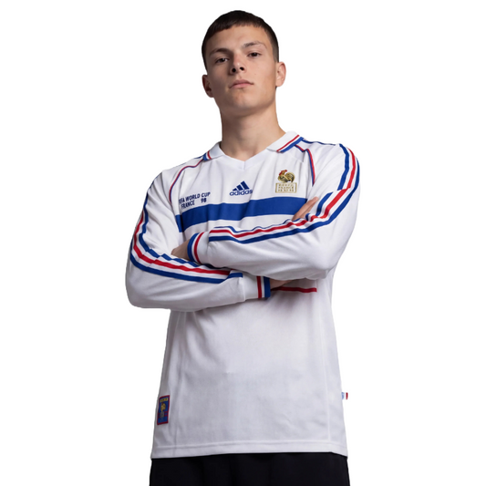 Maillot France Extérieur Manches Longues Rétro 98